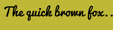 Image with Font Color 000000 and Background Color BFB837